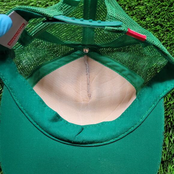 Vintage Y2K Quiksilver Trucker Hat AOP Logo Print Snapback Surf Skate - Picture 6 of 8